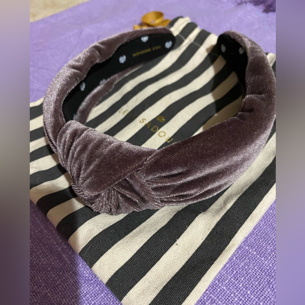 Lele Sadoughi Velvet Headband